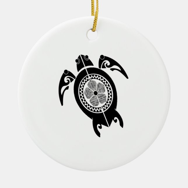 BREAK THE SURFACE CERAMIC TREE DECORATION (Front)