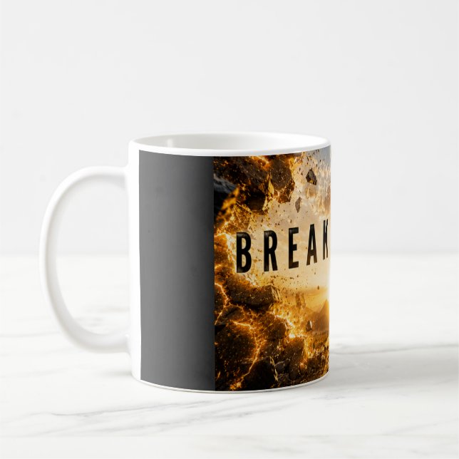 Break Through Those Mental Barriers and Unlock You Coffee Mug (Left)
