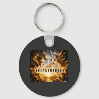 Break Through Those Mental Barriers Key Ring