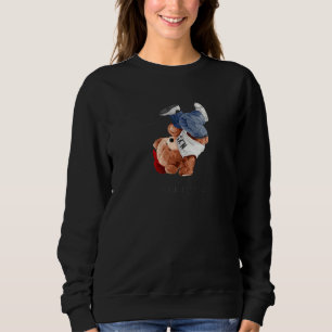 Break Your Limit Cool Teddy Bear Breakdancing Hip Sweatshirt