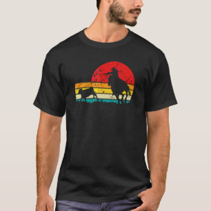 Breakaway Roping Cowgirl Retro Rodeo Graphic Calf T-Shirt