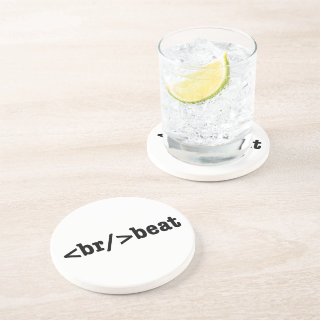 breakbeat HTML Coaster (Side)