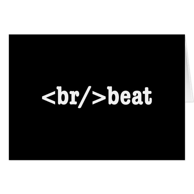 breakbeat HTML Code (Front Horizontal)