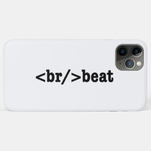 breakbeat HTML Code Case-Mate iPhone Case