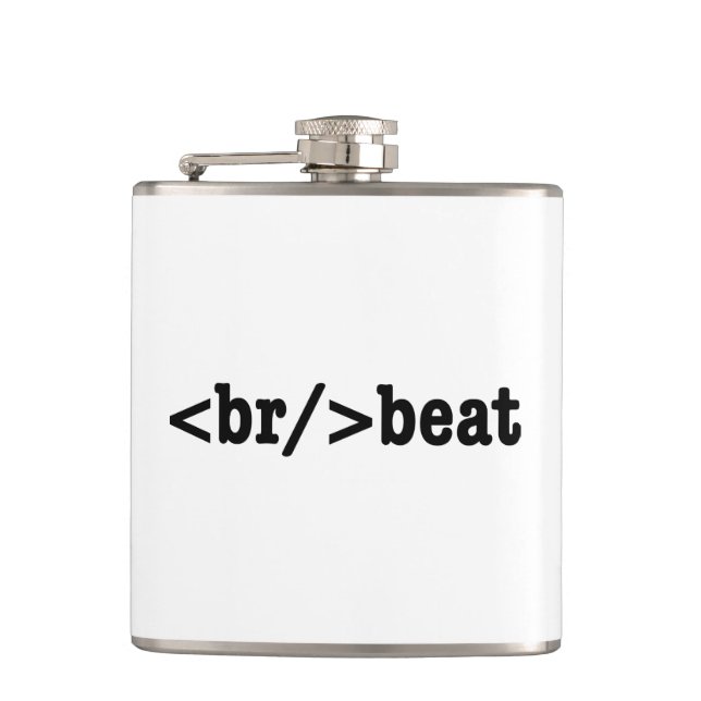 breakbeat HTML Code Hip Flask (Front)