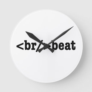 breakbeat HTML Code Round Clock