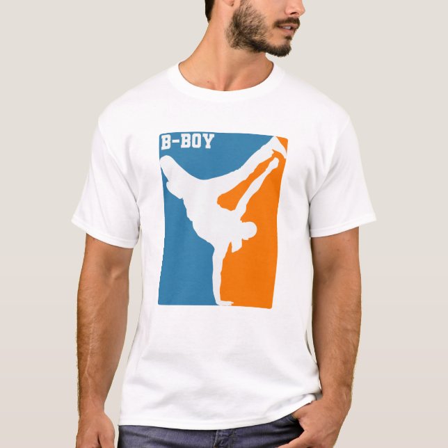 breakdance B-Boy hip-hop and funk T-Shirt (Front)