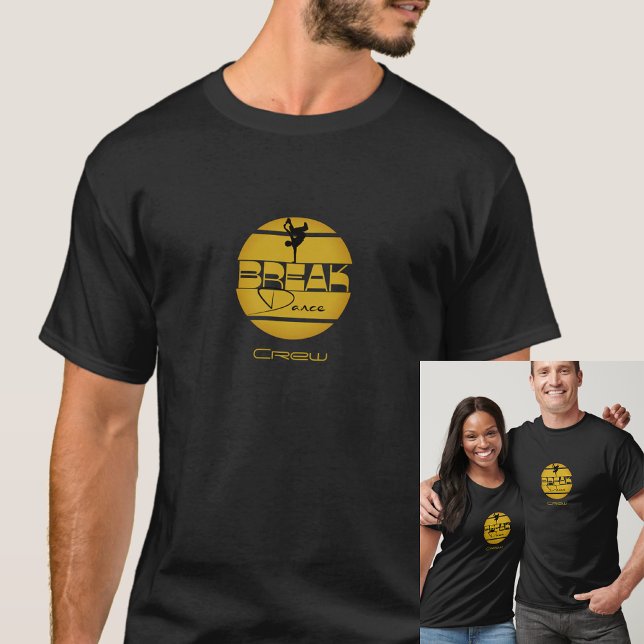 Breakdance black yellow  T-Shirt (Creator Uploaded)