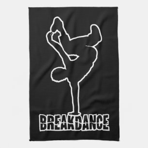 Breakdance custom colour kitchen towel