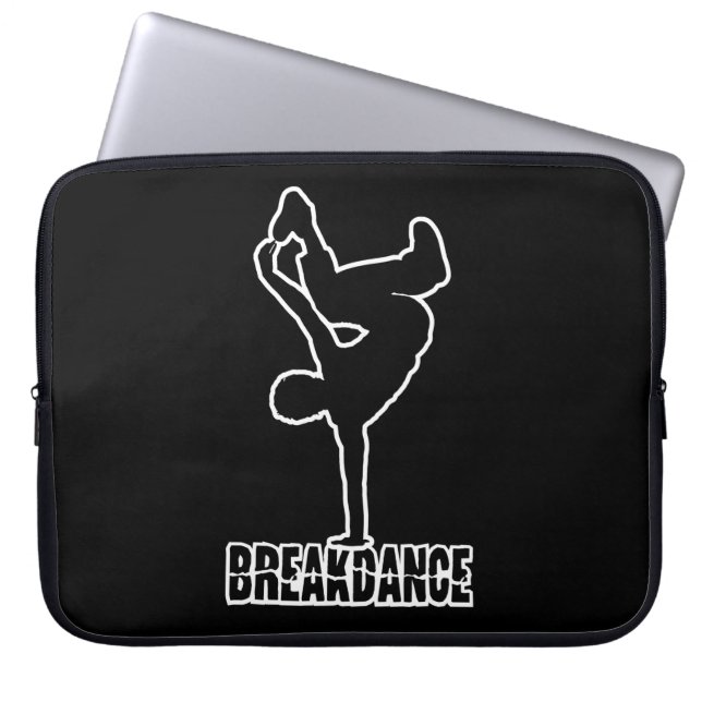 Breakdance custom colour laptop sleeve (Front)
