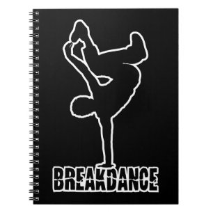 Breakdance custom colour notebook