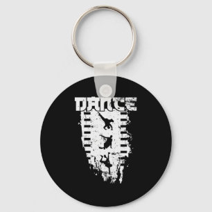 Breakdance Dance Hip-Hop und Funk Key Ring