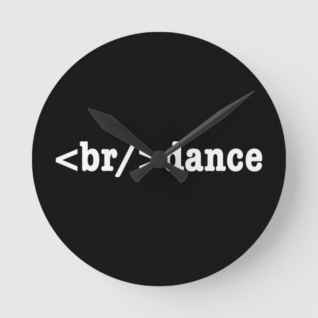 breakdance HTML Code Round Clock (Front)