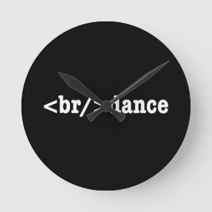 breakdance HTML Code Round Clock