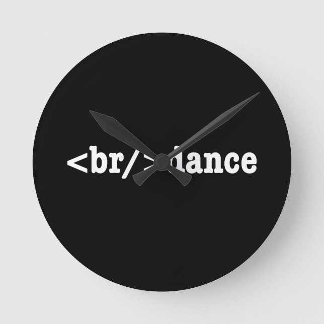 breakdance HTML Code Round Clock (Front)