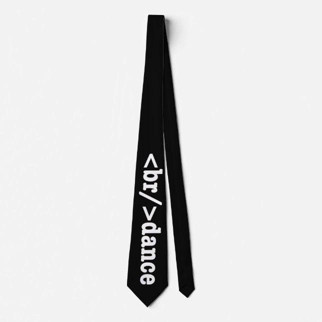 breakdance HTML Code Tie (Front)