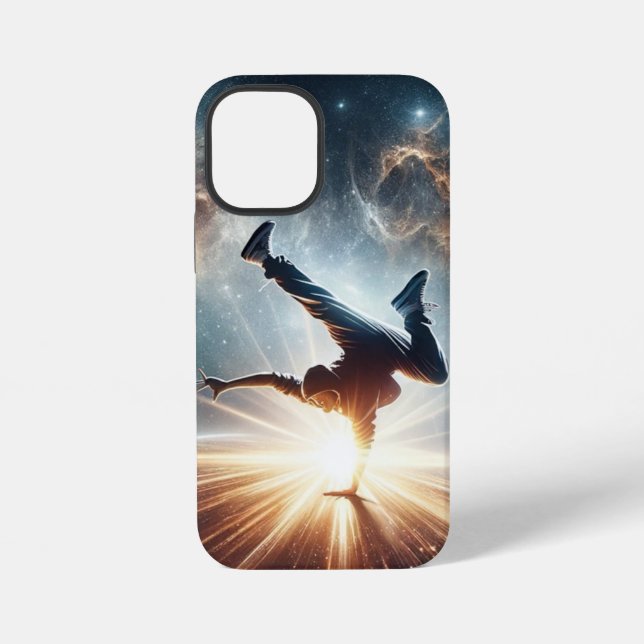 Breakdance meets the Universe iPhone Case (Back)