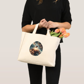 Breakdance meets the Universe Mini Tote Bag