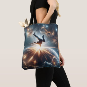 Breakdance meets the Universe Tote Bag