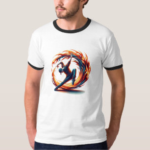 Breakdance Street Fire With Urban Energy  T-Shirt