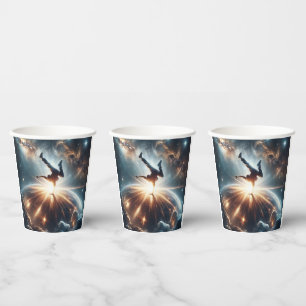 Breakdancer in action, Ai, Action in the Galaxy Paper Cups