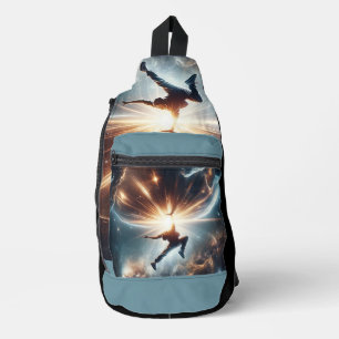Breakdancer in action, Ai, Action in the Galaxy Sling Bag