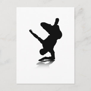 Breakdancer (on elbow) postcard