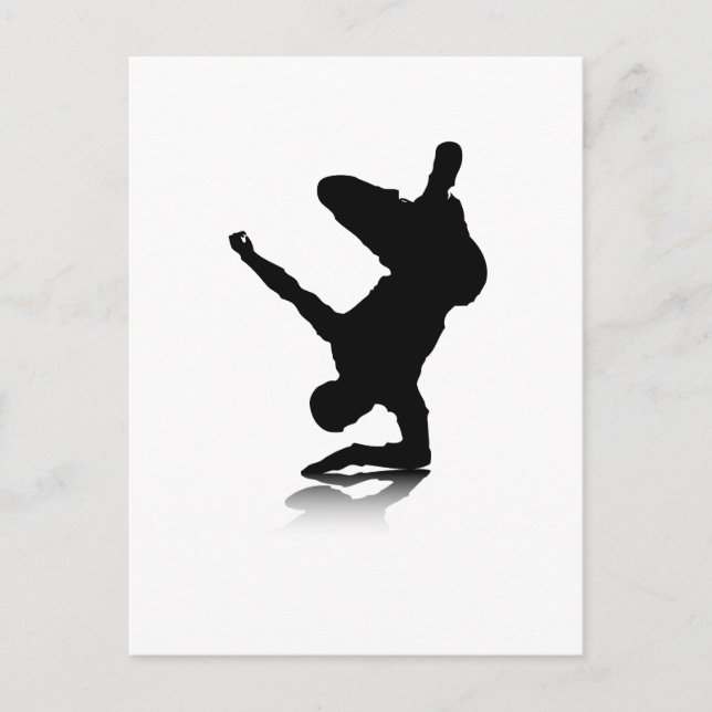 Breakdancer (on elbow) postcard (Front)
