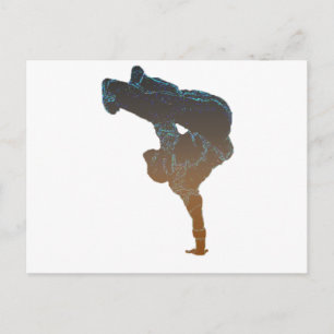 Breakdancer Postcard