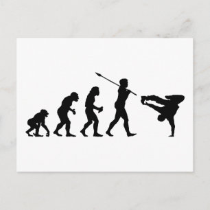 Breakdancer Postcard