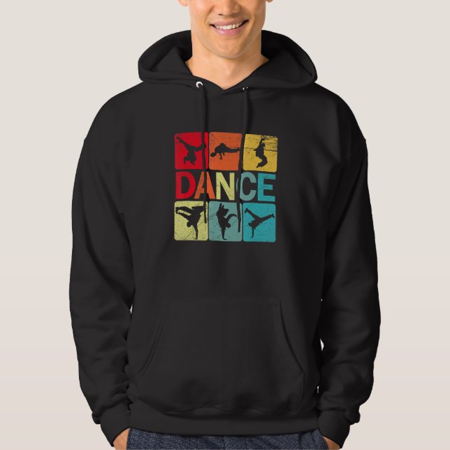 Breakdancing B Boy Dance Breakdance Dancer Hip Hop Hoodie (Front)