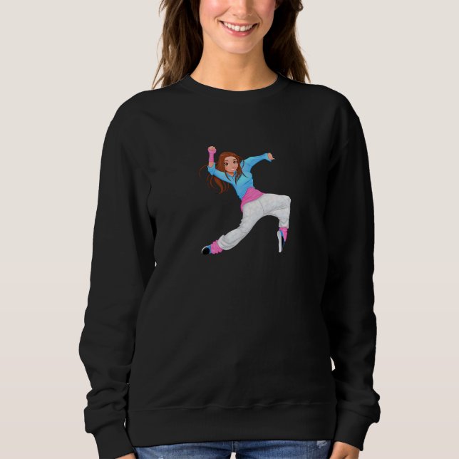 Breakdancing B-Girl 2 Sweatshirt (Front)