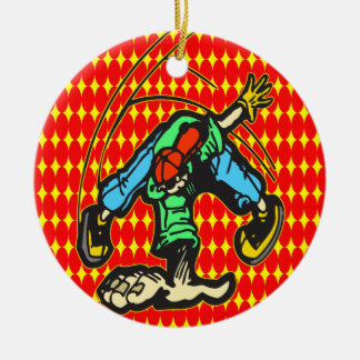 Breakdancing Style Ceramic Tree Decoration