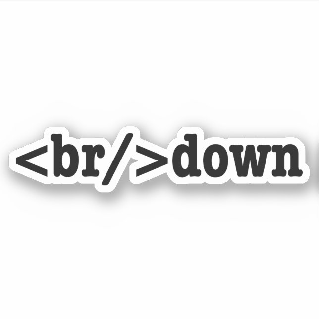 breakdown HTML Code (Front)