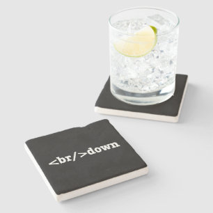 breakdown HTML Code Stone Coaster
