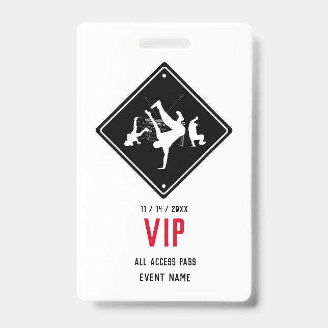 Breakers Spot VIP All Access Badge ID Badge (Front)