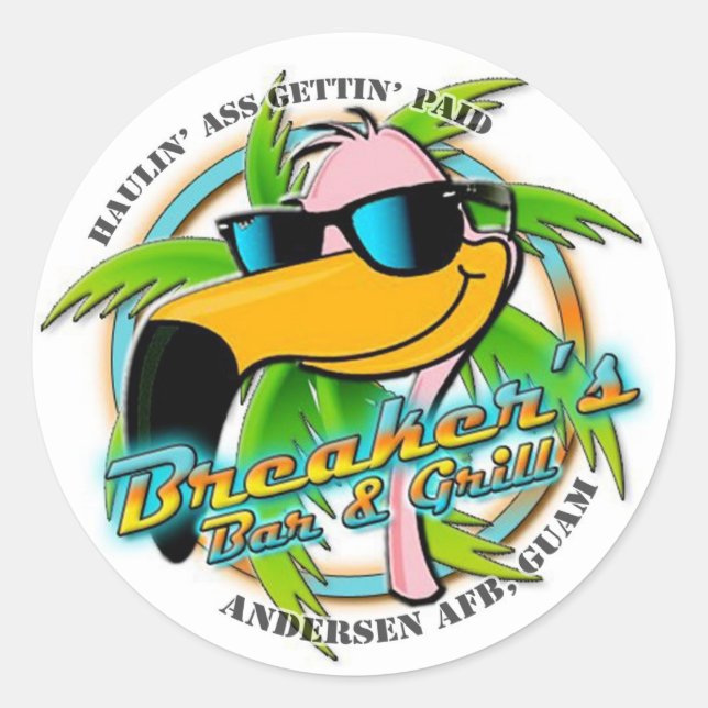 Breaker's Zap Stickers (6) (Front)