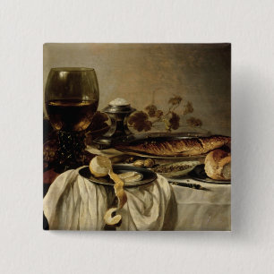 Breakfast, 1646 15 cm square badge