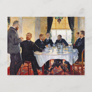 Breakfast at Blankenberghe Postcard