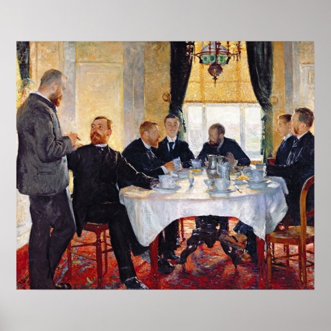 Breakfast at Blankenberghe Poster (Front)