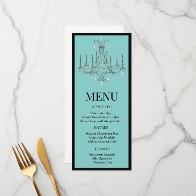 Breakfast at Chandelier Menu (Front/Back In Situ)