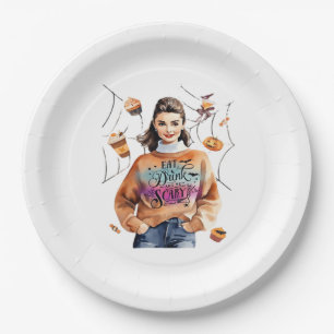 Breakfast At Halloween’s Eat Drink And Be Scary Paper Plate