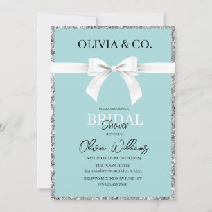 Breakfast at Tiffany's Bridal shower invitation