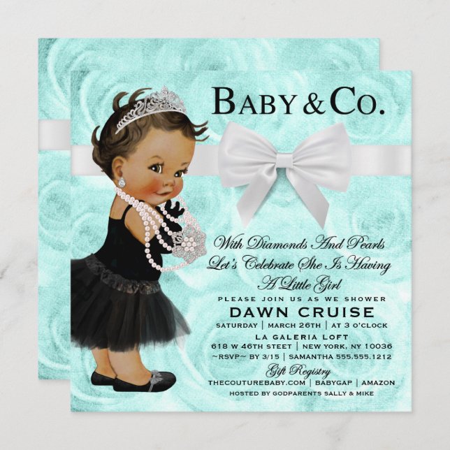 Breakfast Baby Shower Invitation (Front/Back)