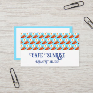 Breakfast Bacon And Egg  Business Card