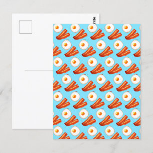 Breakfast Bacon And Egg  Postcard