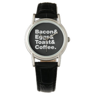 Breakfast (Bacon & Eggs & Toast & Coffee.) Watch