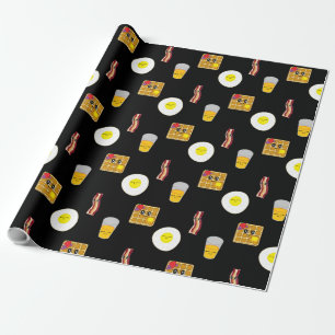 Breakfast Banner Wrapping Paper