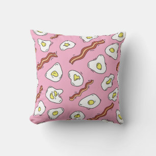 Breakfast Bonanza: Cartoon Delights Cushion