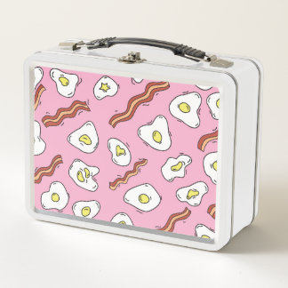 Breakfast Bonanza: Cartoon Delights Metal Lunch Box